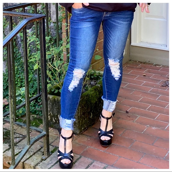 JEANS JEANS JEANS Best fitting distressed skinny - Picture 3 of 5